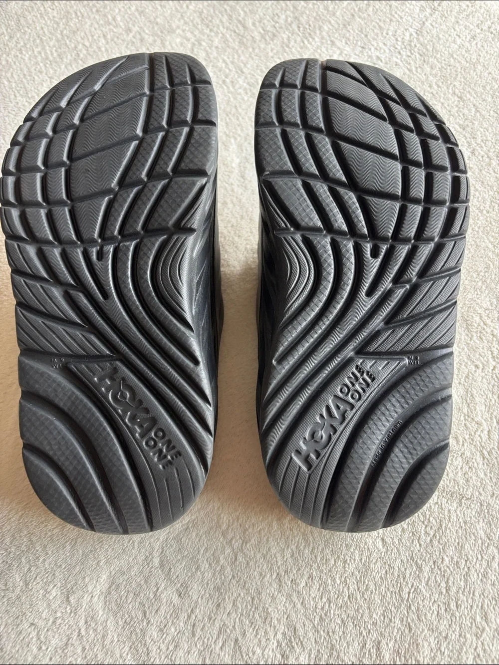 HOKA Ora Recovery Slides sandals black Mens 9